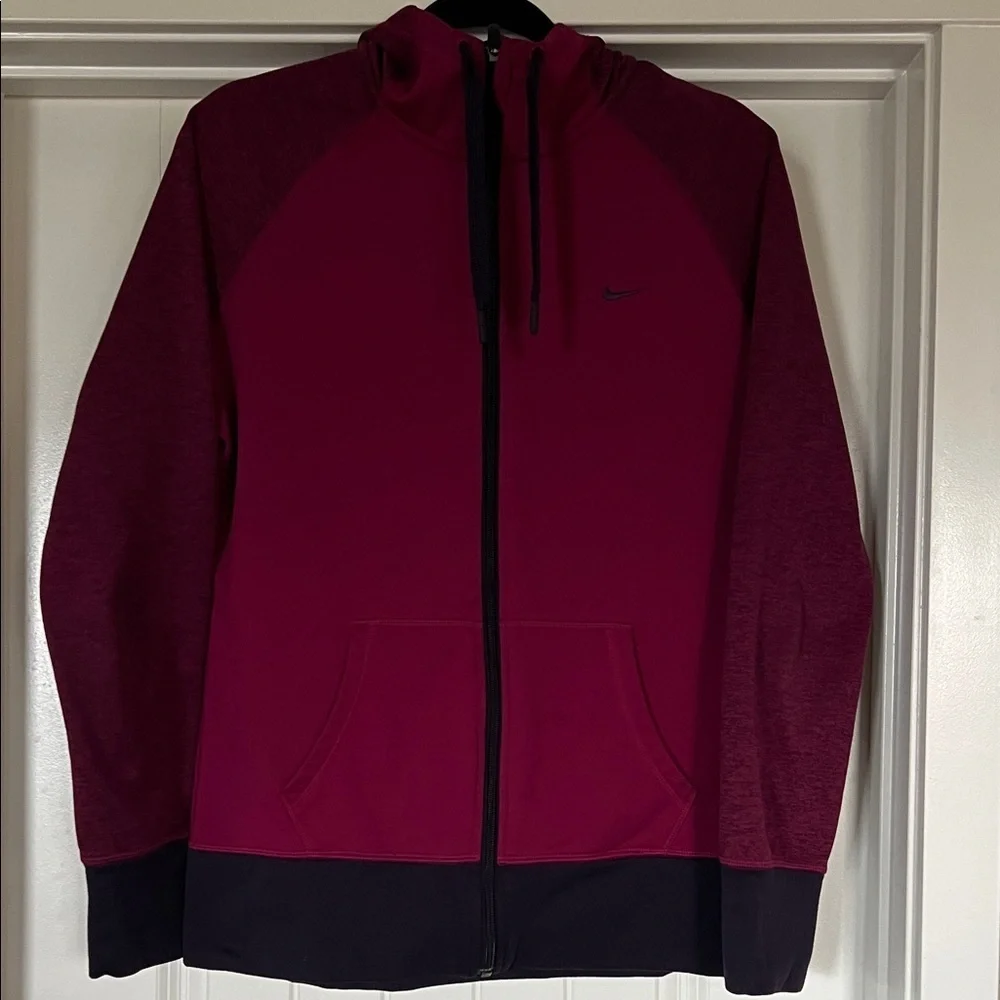 Nike Women's Pink and dark blue Jacket